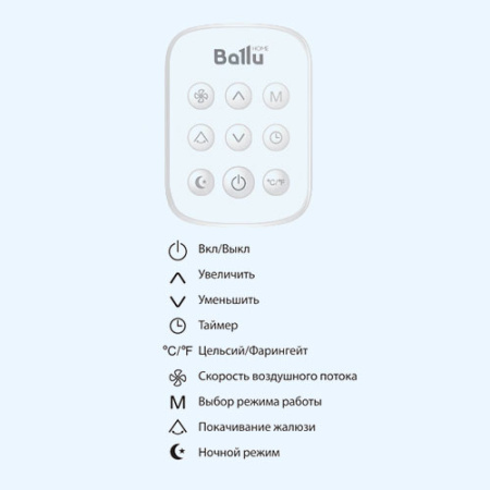 BPHS-13H Platinum Comfort Ballu Мобильный кондиционер BPHS-13H Platinum Comfort Ballu Мобильный кондиционер